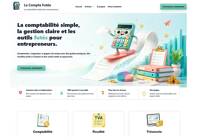 Capture du site La Compta Futée